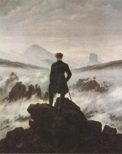 Wanderer Watching a Sea of Fog (mk45)